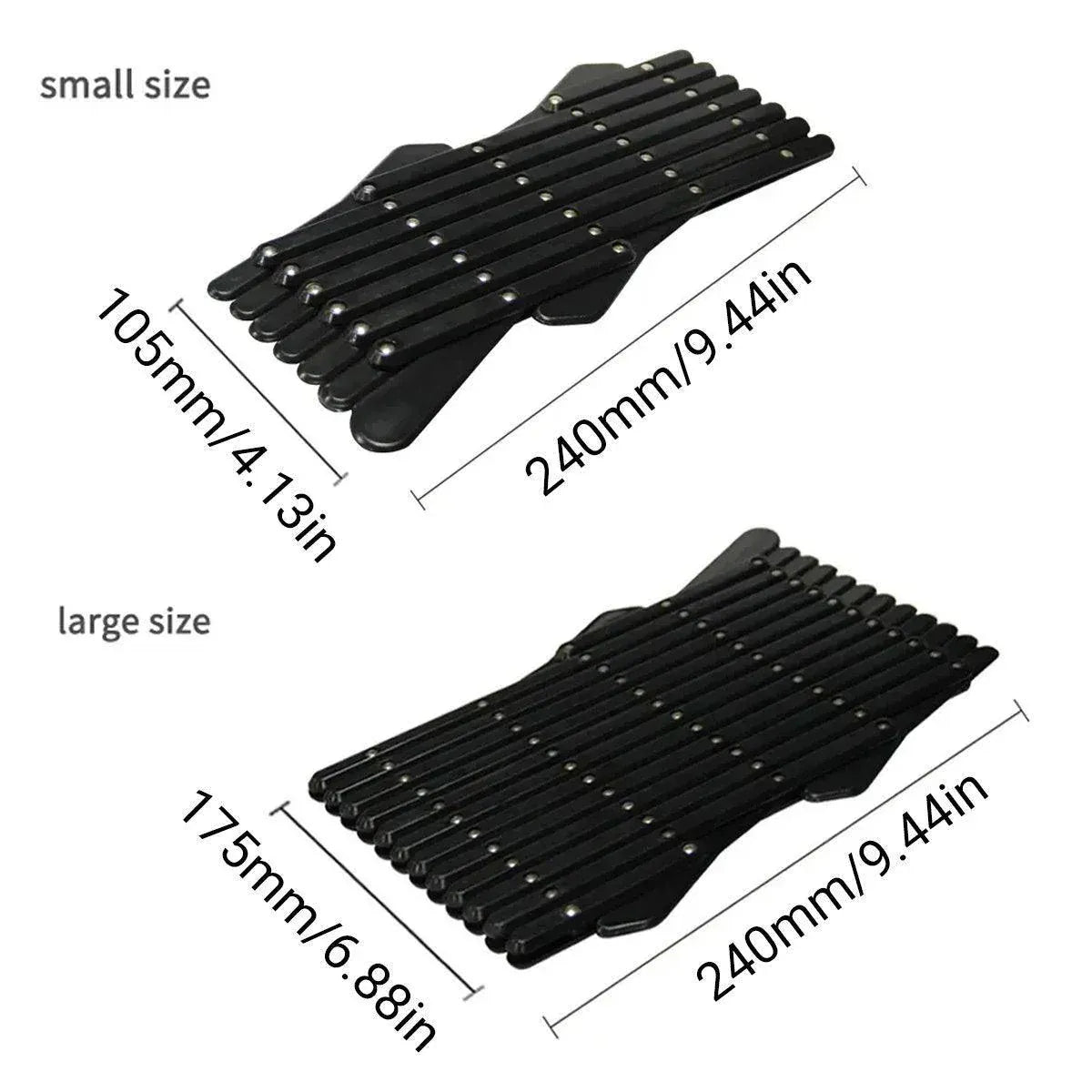 Ventilating Pet Car Window Barrier Panels - Large, 24 × 17.5 cm, 2-Pack
