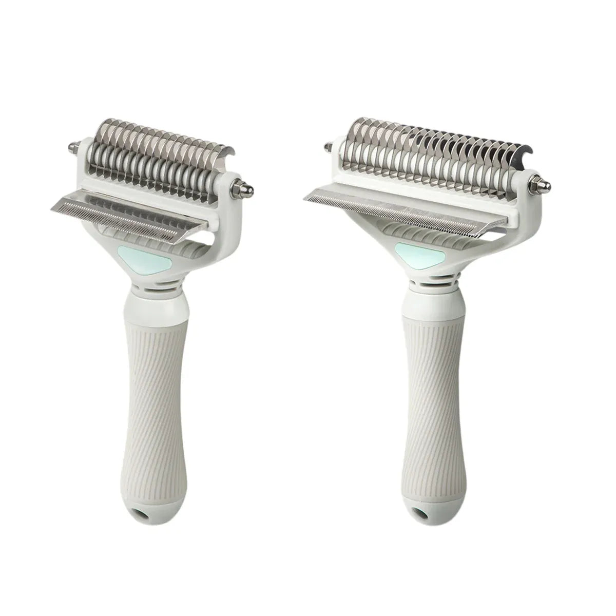 Three-in-One Pet Detangling & Shedding Comb - Grey, L