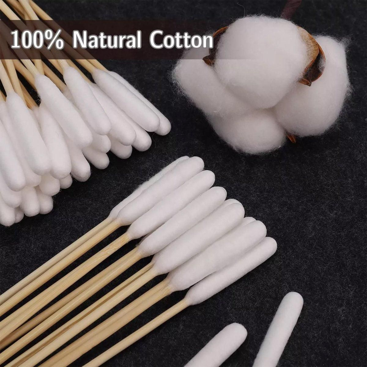 Disposable Pet Grooming Cotton Swabs, 200-Pack