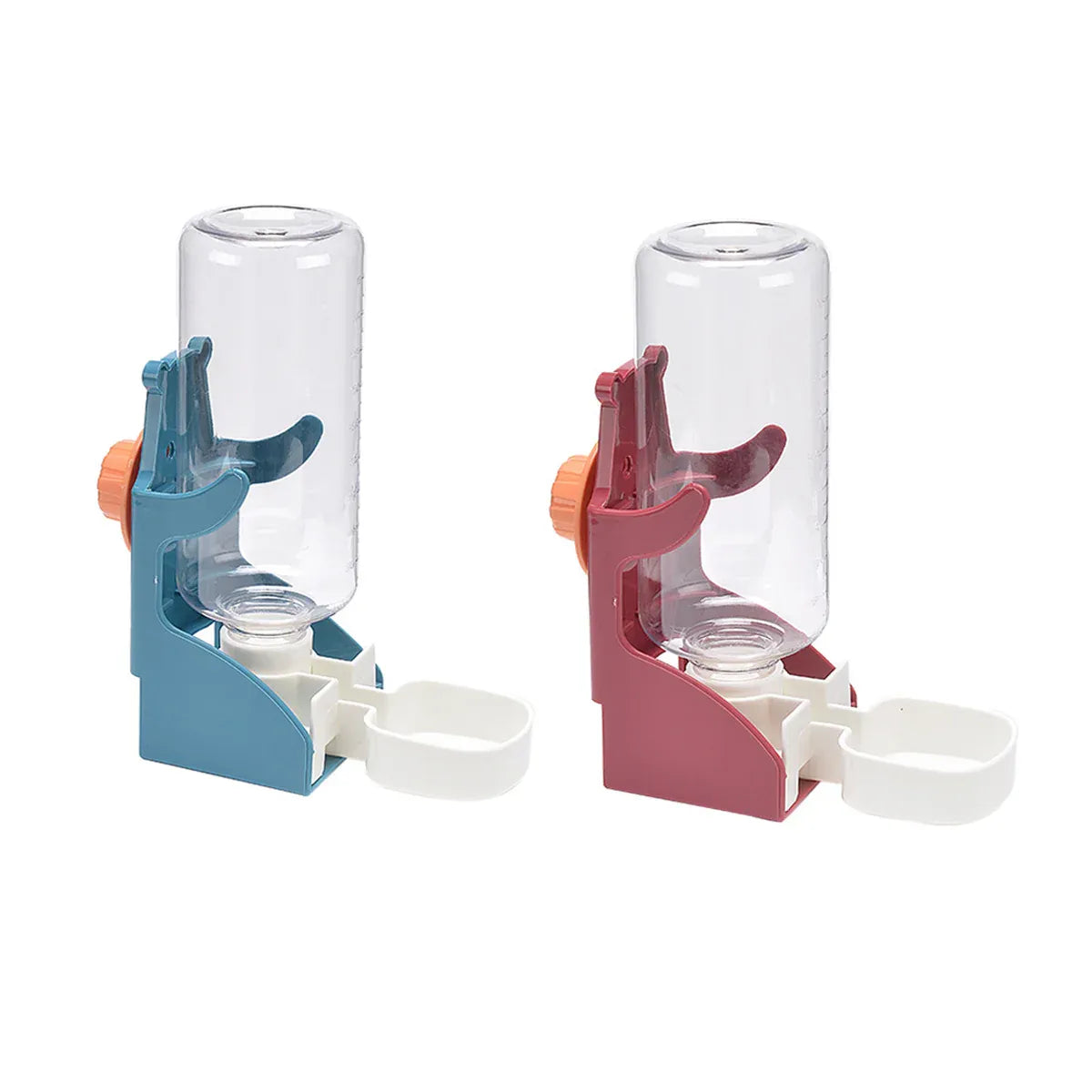 Gravity-Fed Hanging Pet Water Dispenser - Blue, 500 mL