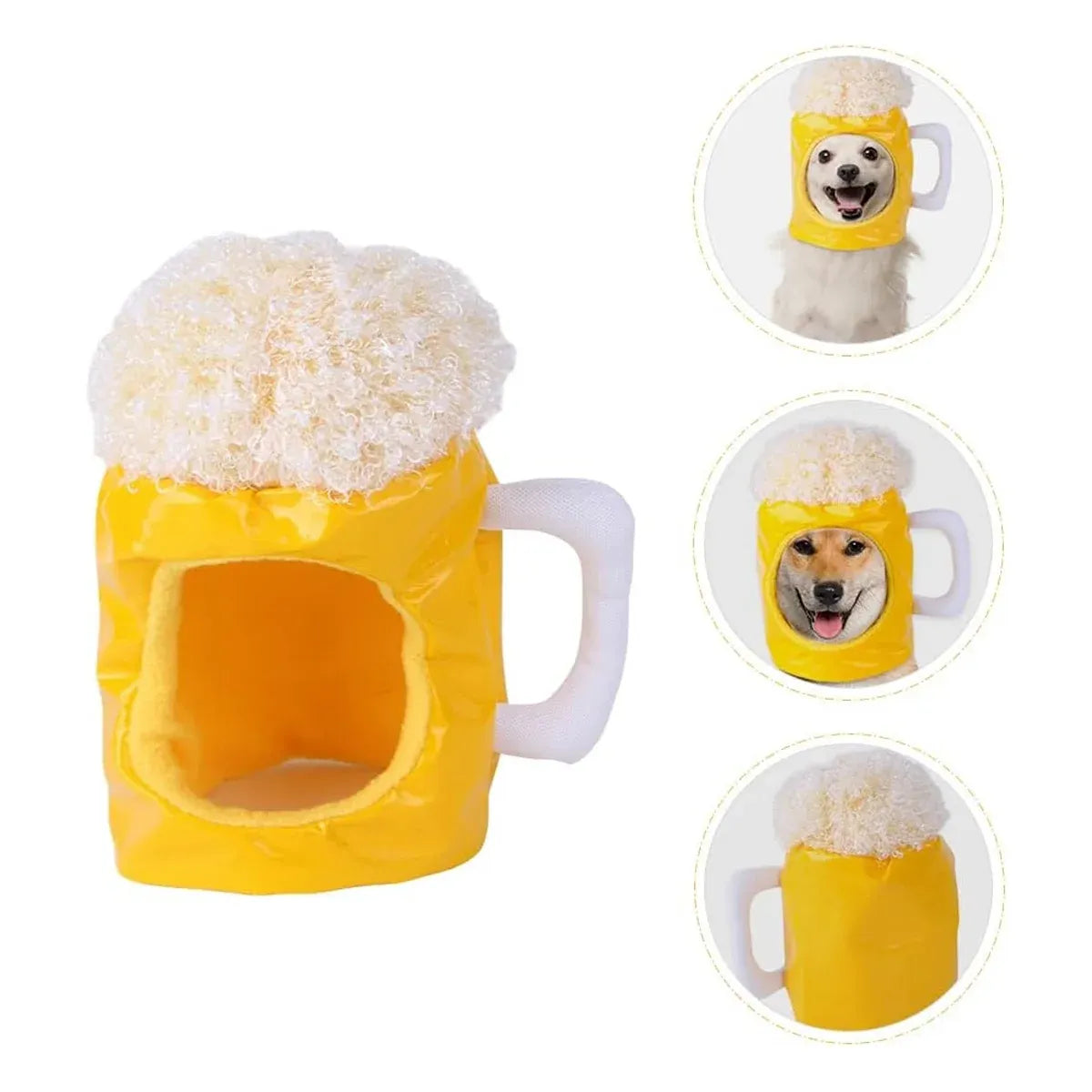 Beer Mug Costume Hat for Dogs & Cats – supplier product photograph 6 of 12