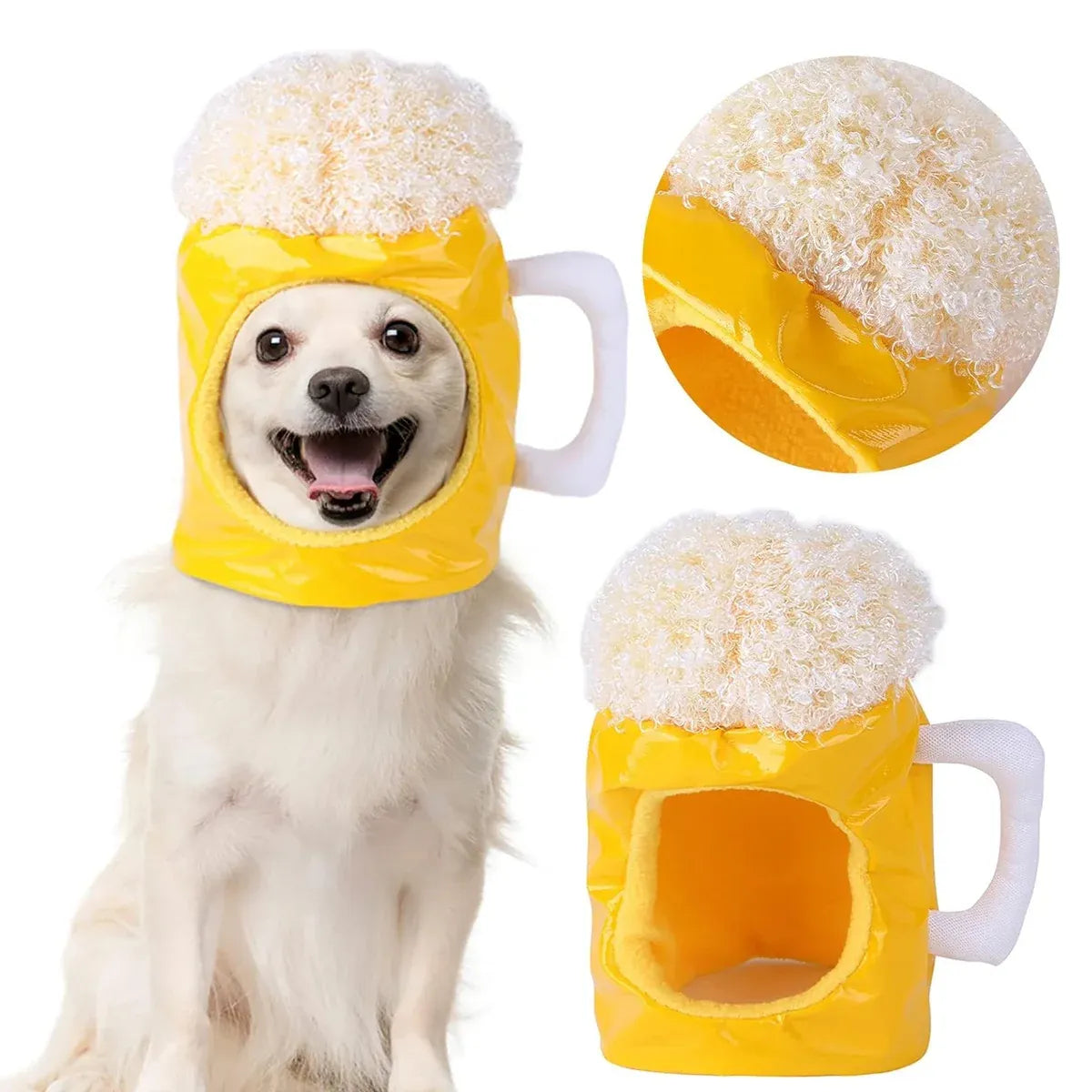 Beer Mug Costume Hat for Dogs & Cats – supplier product photograph 11 of 12