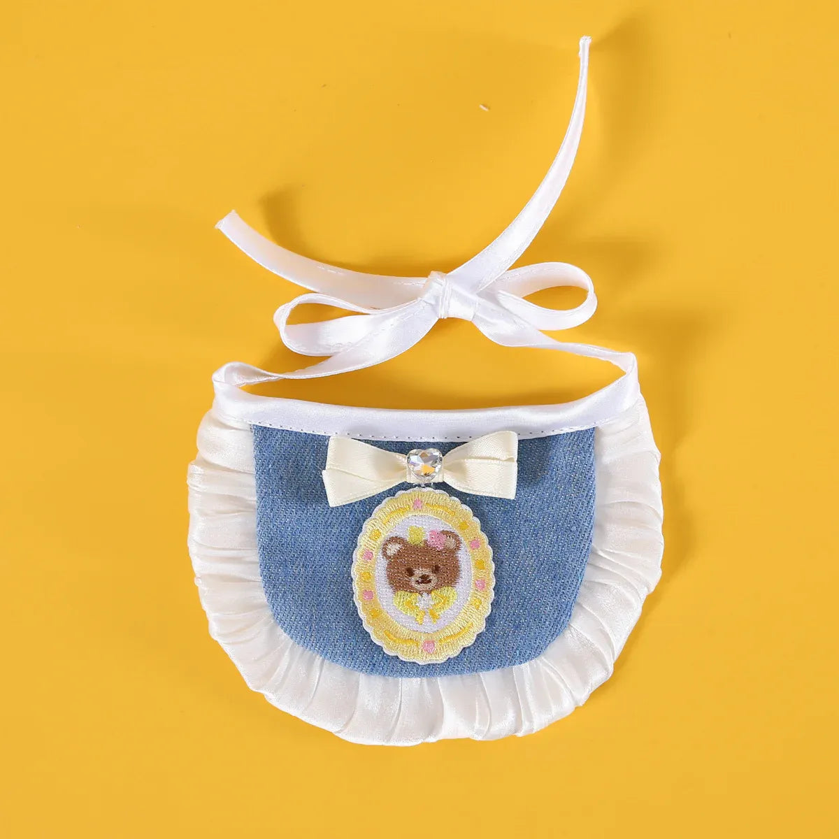 Lace Pet Costume Bib & Hat Set - Pink – supplier product photograph 7 of 13