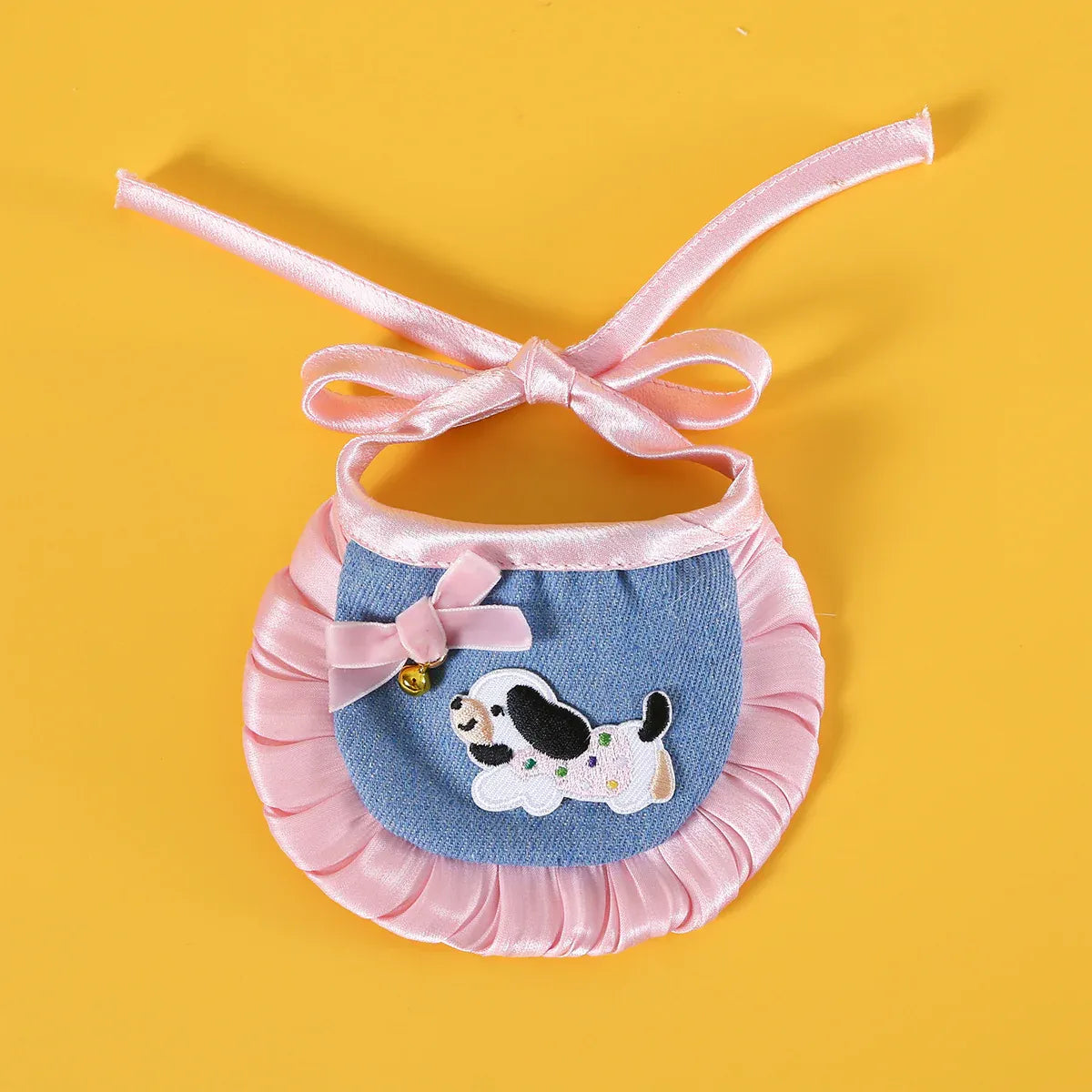 Lace Pet Costume Bib & Hat Set - Pink – supplier product photograph 11 of 13