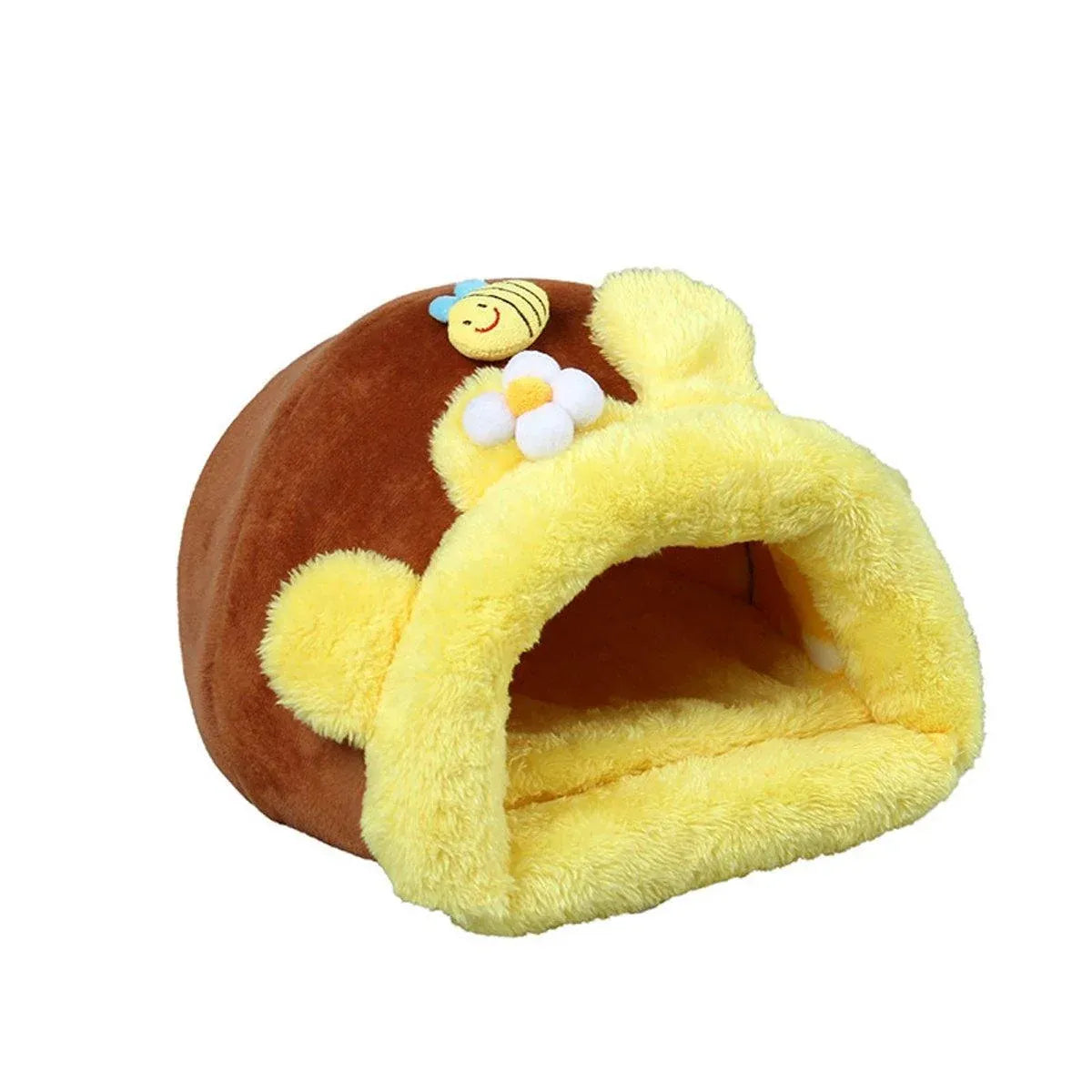Padded Honeypot-Style Small Pet Nest Bed – Small, 23 × 24 × 17 cm