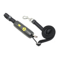 Adjustable Reflective-Style Nylon Dog Lead - Black, 0.95–1.6 m