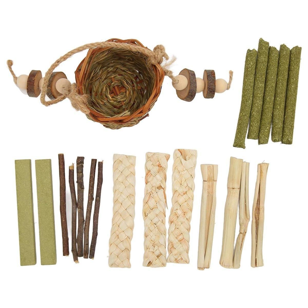 Small Animal Wooden Chew Sticks for Hamsters