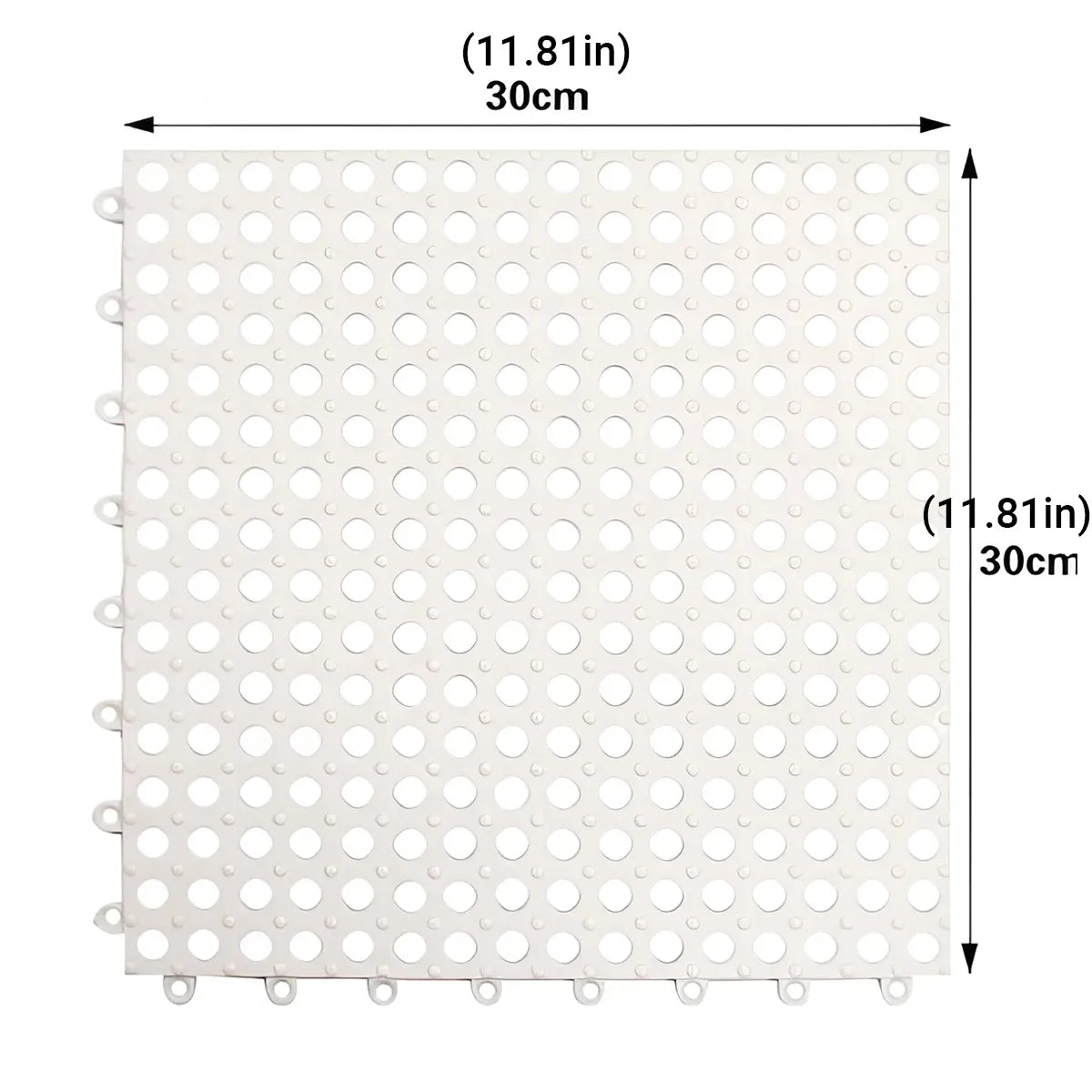 Interlocking Small Pet Cage Floor Grid Mats - 10 Pack, 30 cm