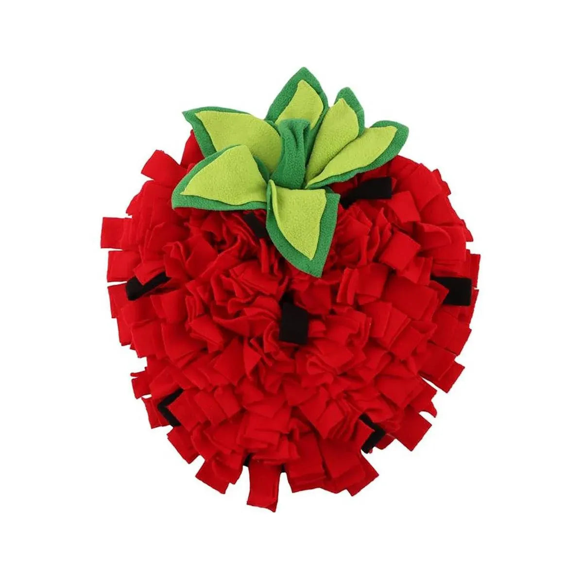 Strawberry-Shaped Pet Snuffle & Treat-Search Mat - 45 × 35 cm