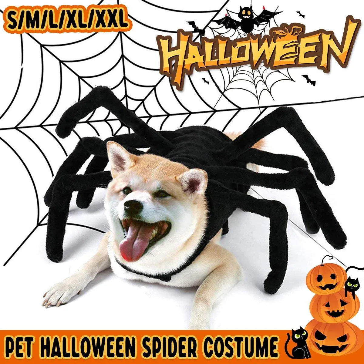 Spider Halloween Pet Costume - L – supplier product photograph 14 of 14