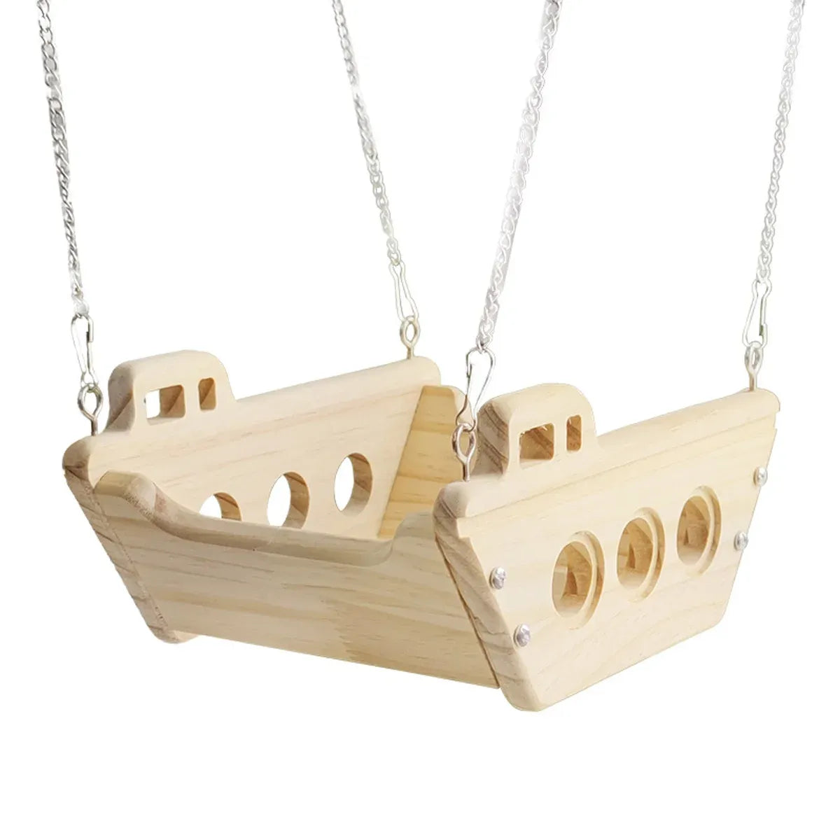 Wooden Cradle Swing Hammock for Small-Pet Cages – product image 2 of 13