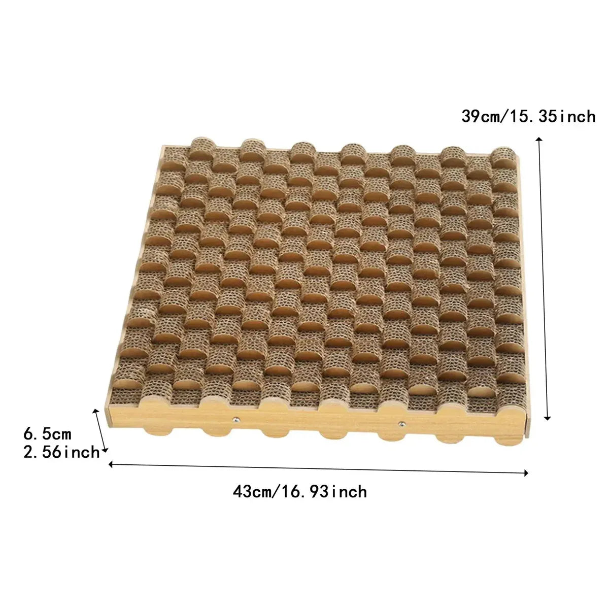 Corrugated Cardboard Cat Scratcher & Lounger - Basic Model - product photo 4 of 13