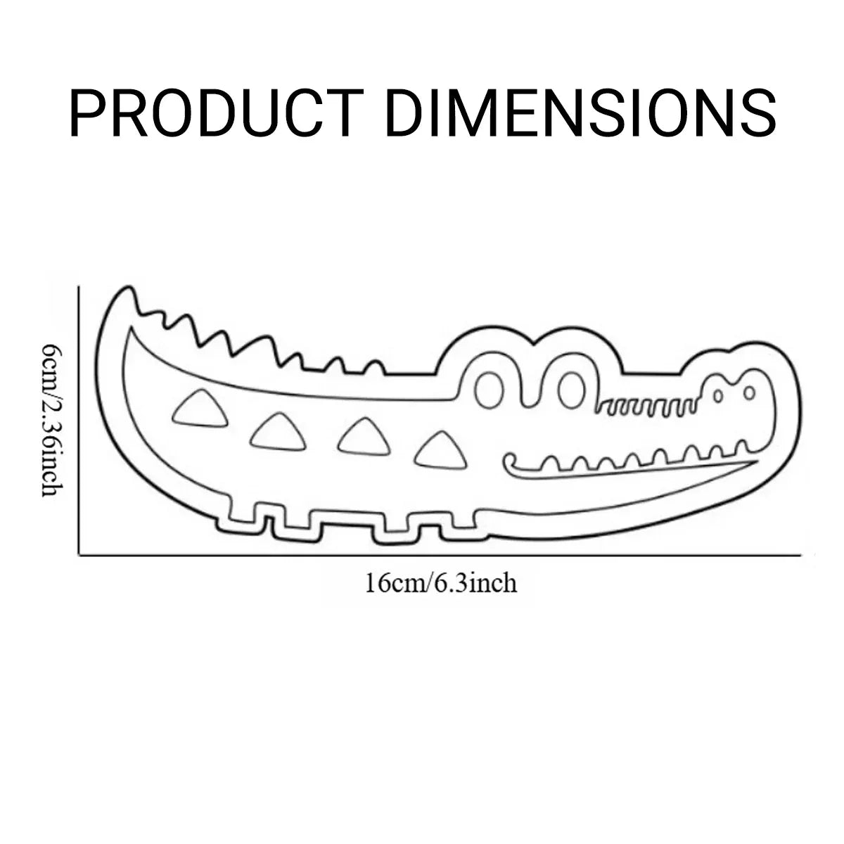 Crocodile-Shaped Dog Treat Puzzle & Chew Toy - Green, 16 cm