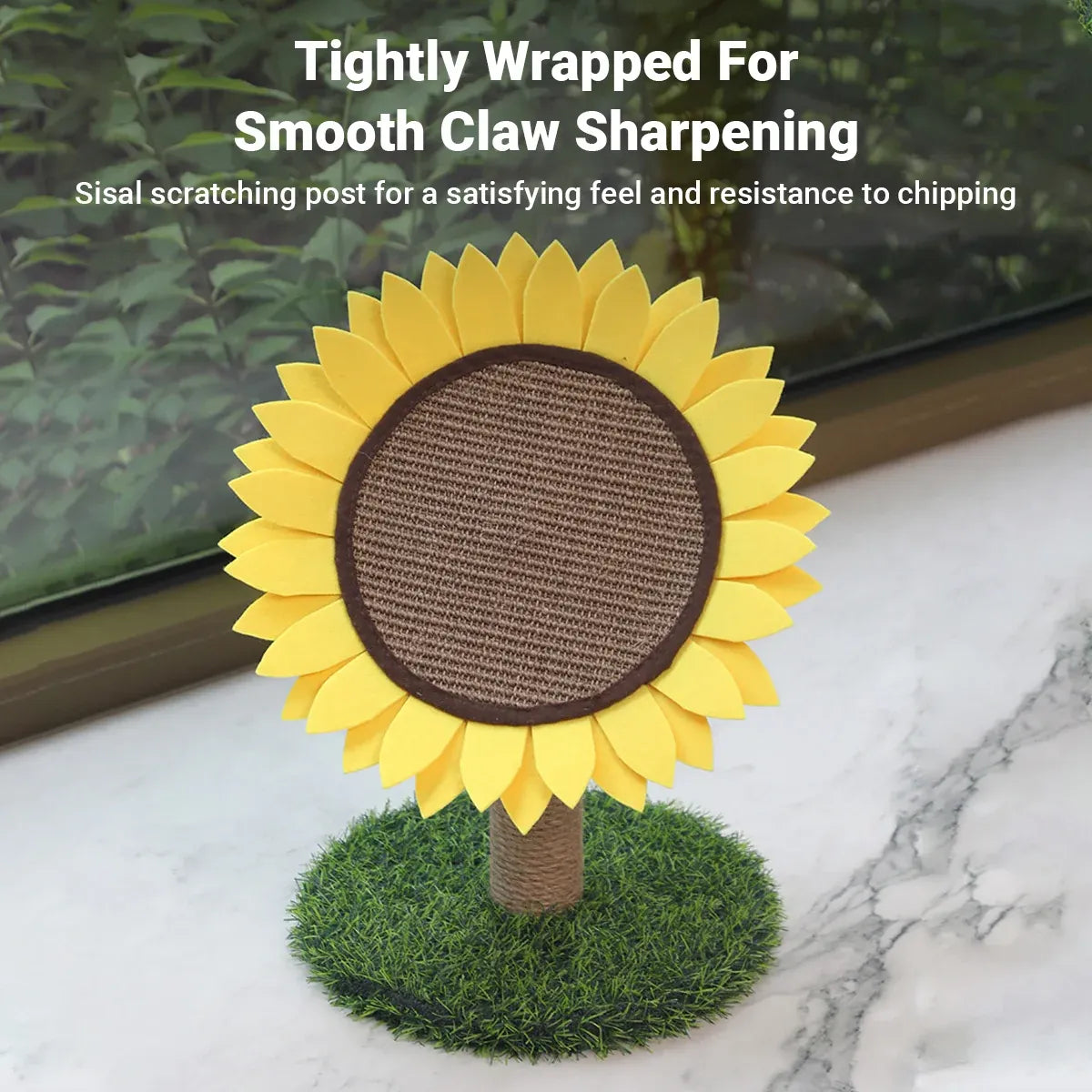 Sunflower Cat Scratching Post with Sisal Column - product photo 4 of 15