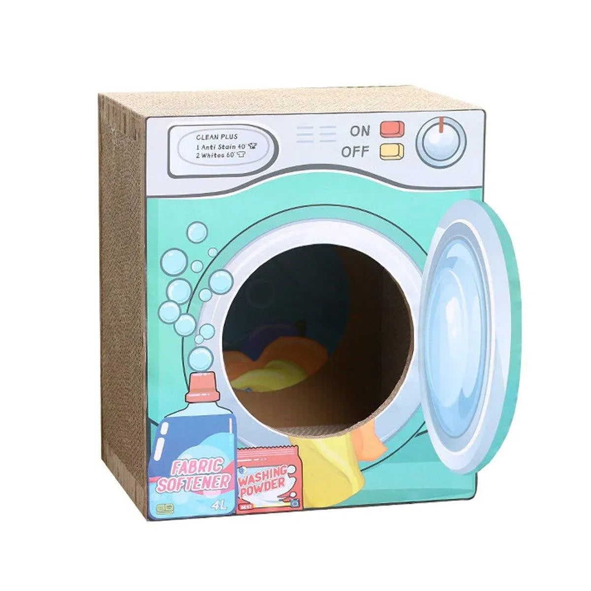 Two-Level Cardboard Cat House & Scratcher - 43 × 30 × 44 cm - product photo 2 of 13