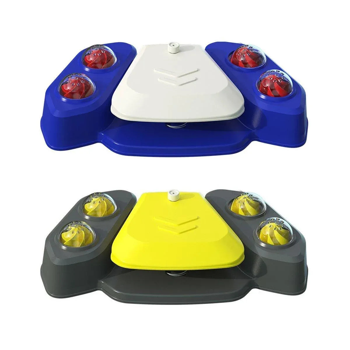 Foot-Operated Dog Drinking Fountain & Water Play Sprayer - Blue