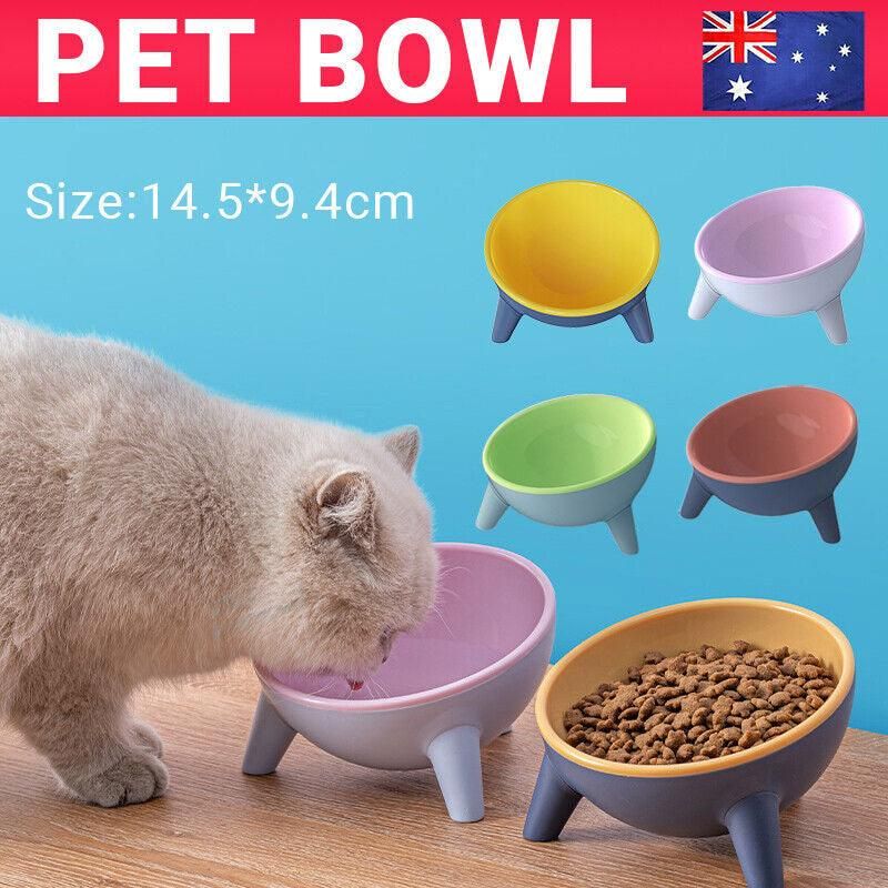 15° Tilted Raised Pet Feeding Bowl - Rock Yellow, 350 mL