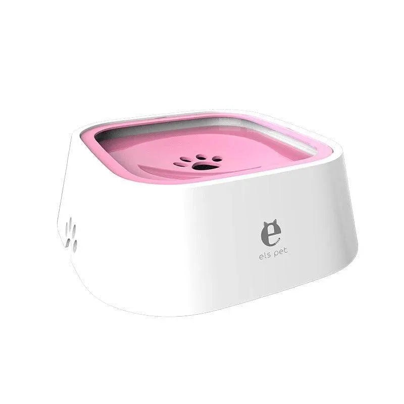 Floating Disc No-Spill Pet Water Bowl - 1.5 L, Pink
