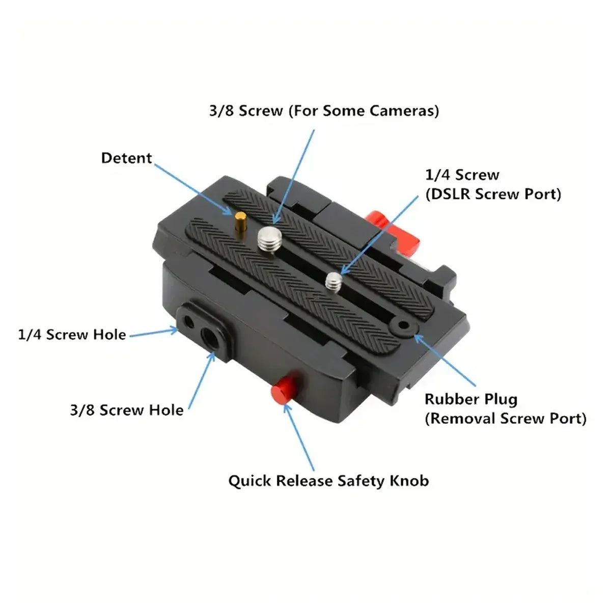 Quick Installation Board Durable for Camera Quick Switch No Need to Replace