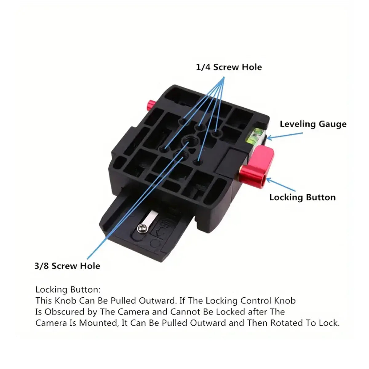 Quick Installation Board Durable for Camera Quick Switch No Need to Replace