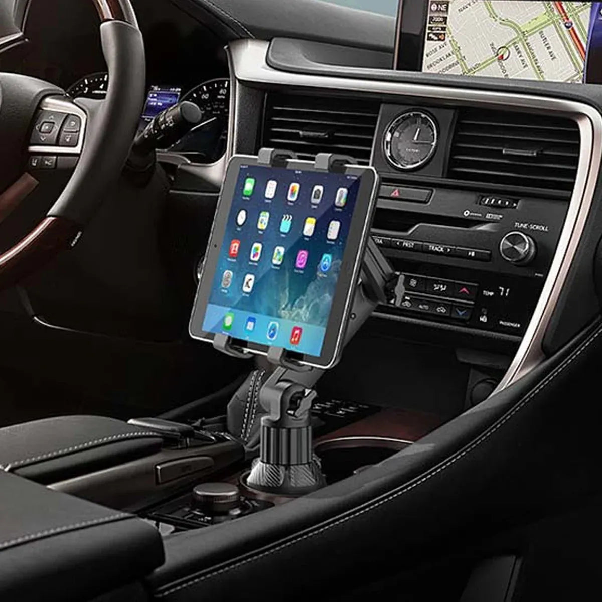 Car Tablet Mount Vehicle Tablet Holder Adjustable 360 Rotate For Pad tablet — product photo 8
