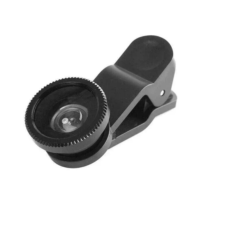 Wide Angle Macro Fisheye Phone Camera Lens Kit For Iphone Samsung Black — product image 8