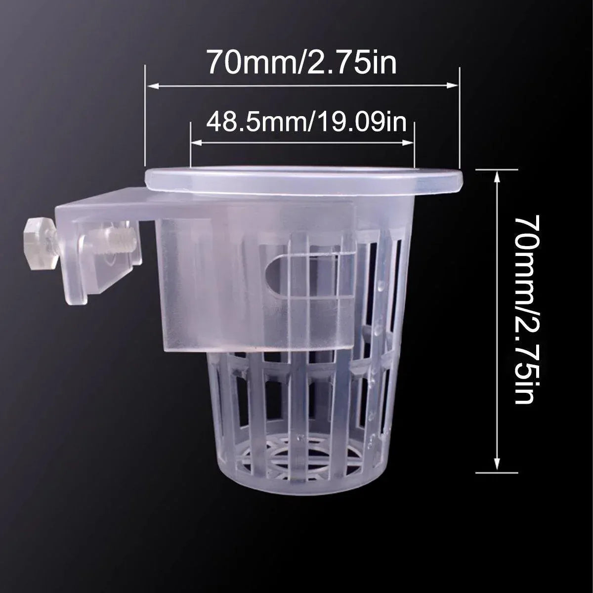 Adjustable Wall-Mounted Aquarium Plant Holder Cup - product photo 3 of 14