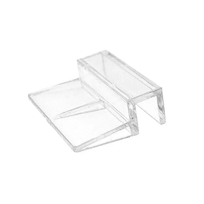 Acrylic Aquarium Glass Lid Support Clips, 4-Pack - 10 mm