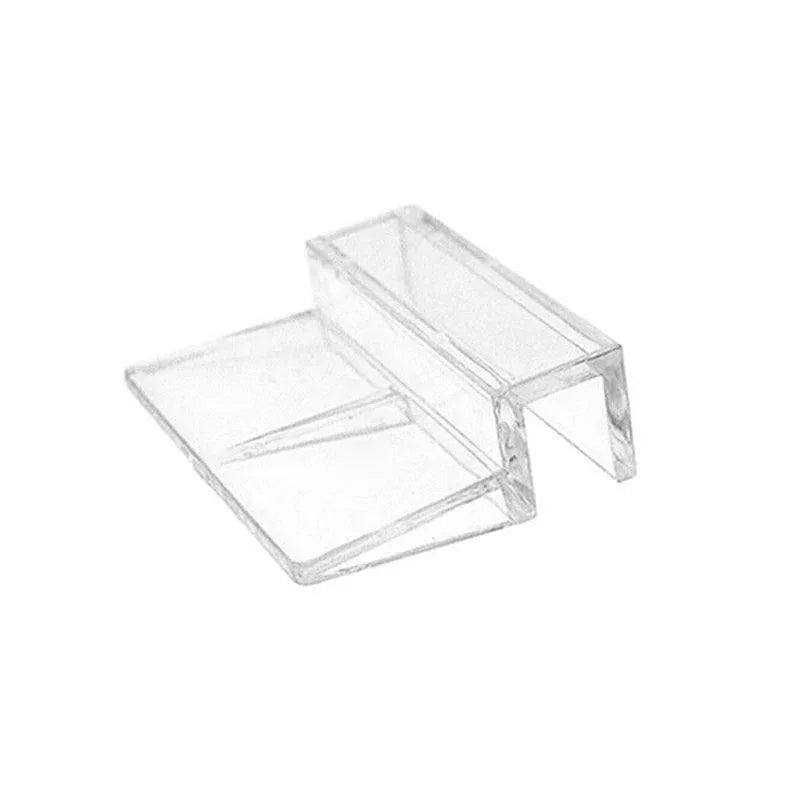 Acrylic Aquarium Glass Lid Support Clips, 4-Pack - 6 mm
