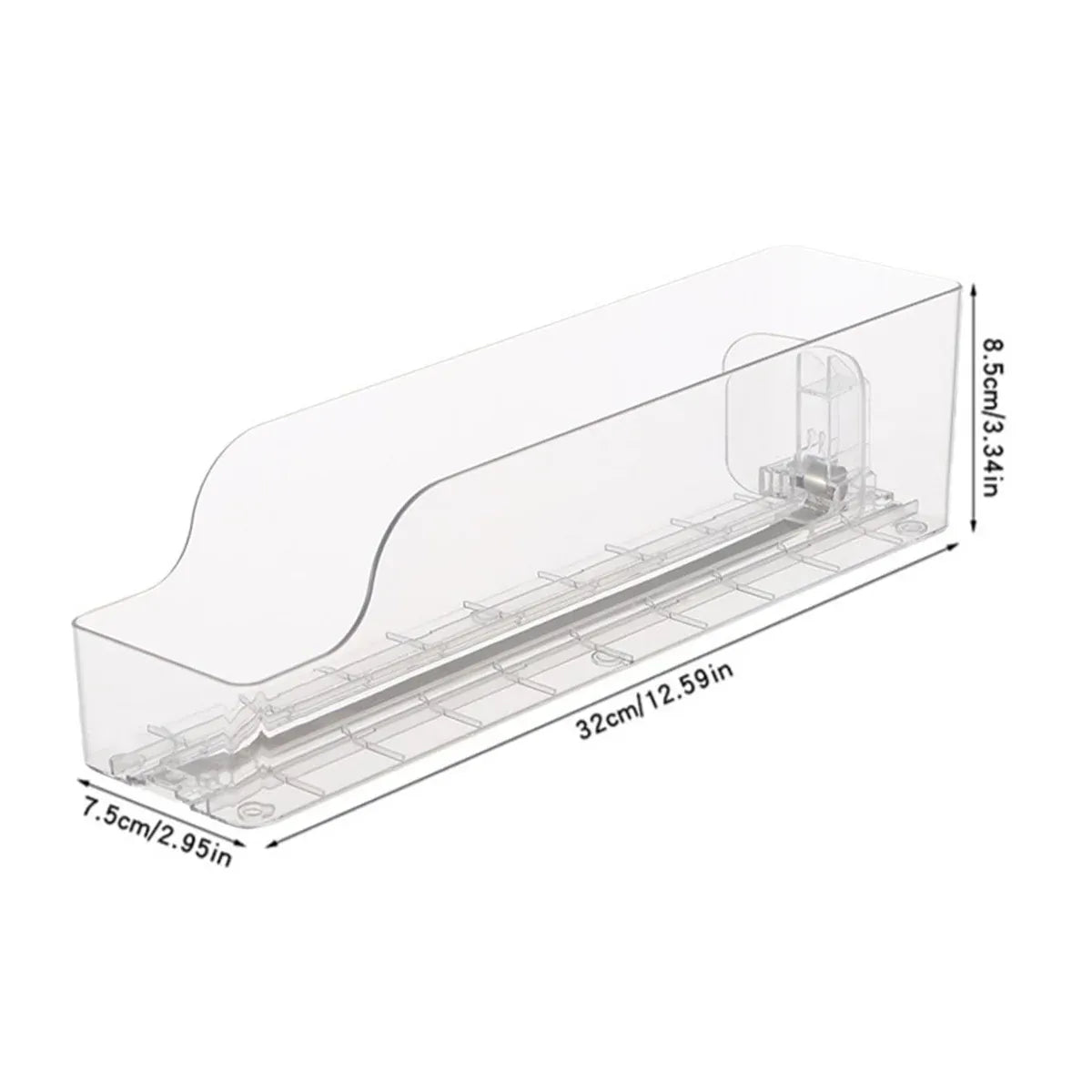 Fridge Drink Organizer Auto Push Forward Dispenser Adjustable for Cans Bottles — product image 3
