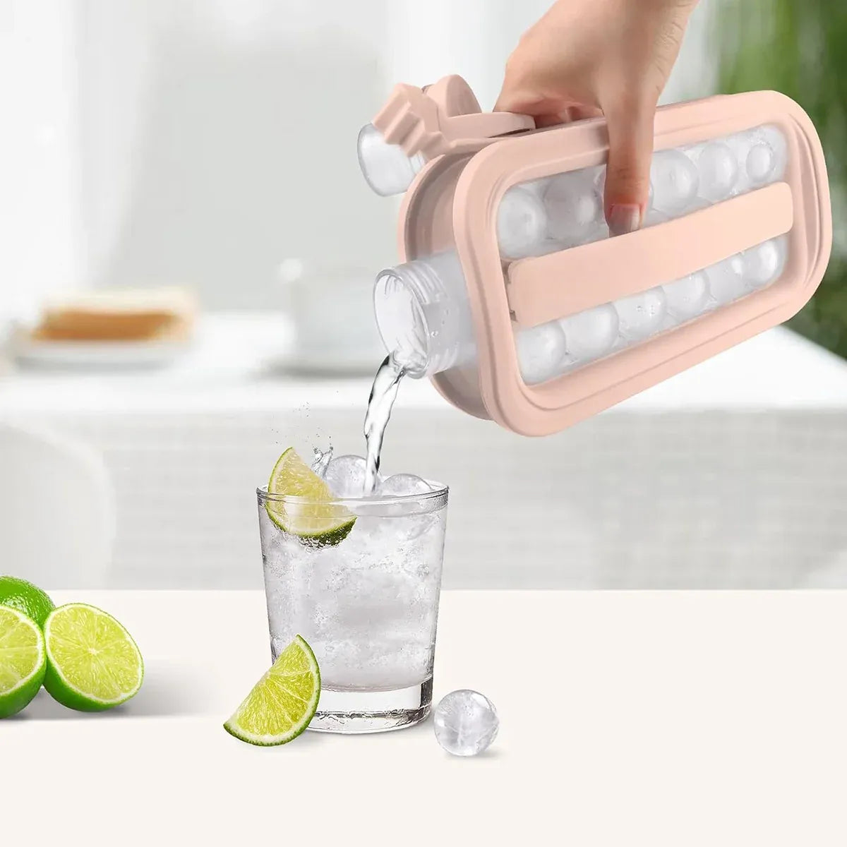 Foldable Ice Cube Tray Mold Easy Release Reusable Travel Kitchen Freezer Tool — product image 6