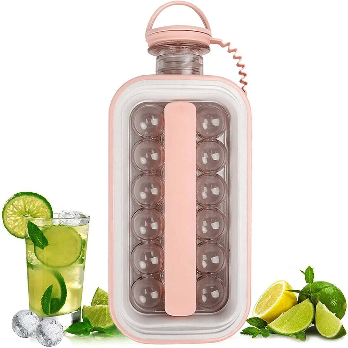 Foldable Ice Cube Tray Mold Easy Release Reusable Travel Kitchen Freezer Tool — product image 8