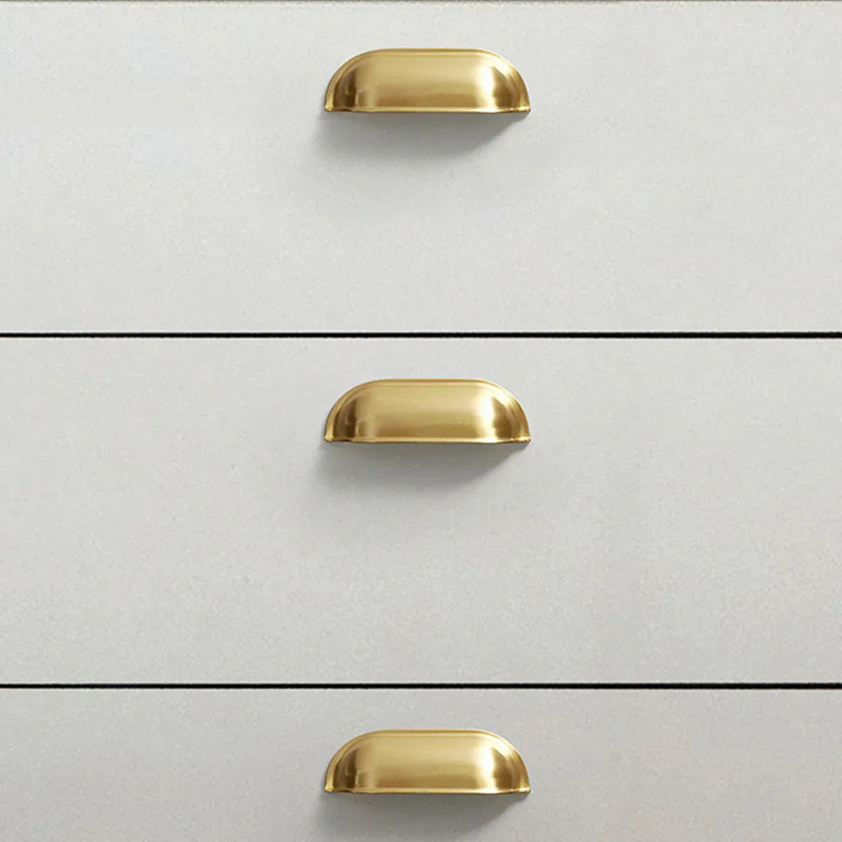 Vintage Cup Drawer Pull – Silver, 76 mm Fixing Centres — product image 5 of 15