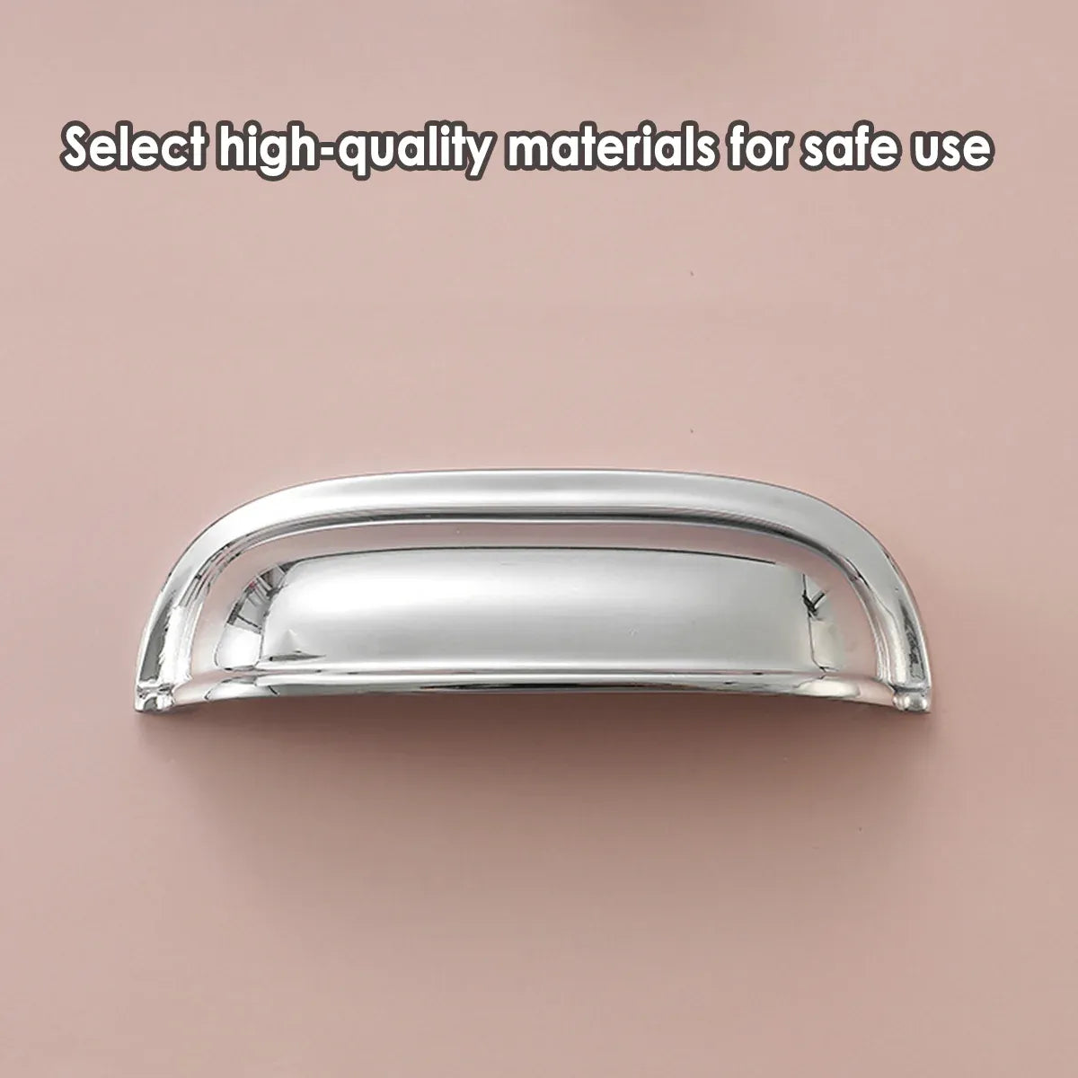 Vintage Cup Drawer Pull – Silver, 76 mm Fixing Centres — product image 10 of 15