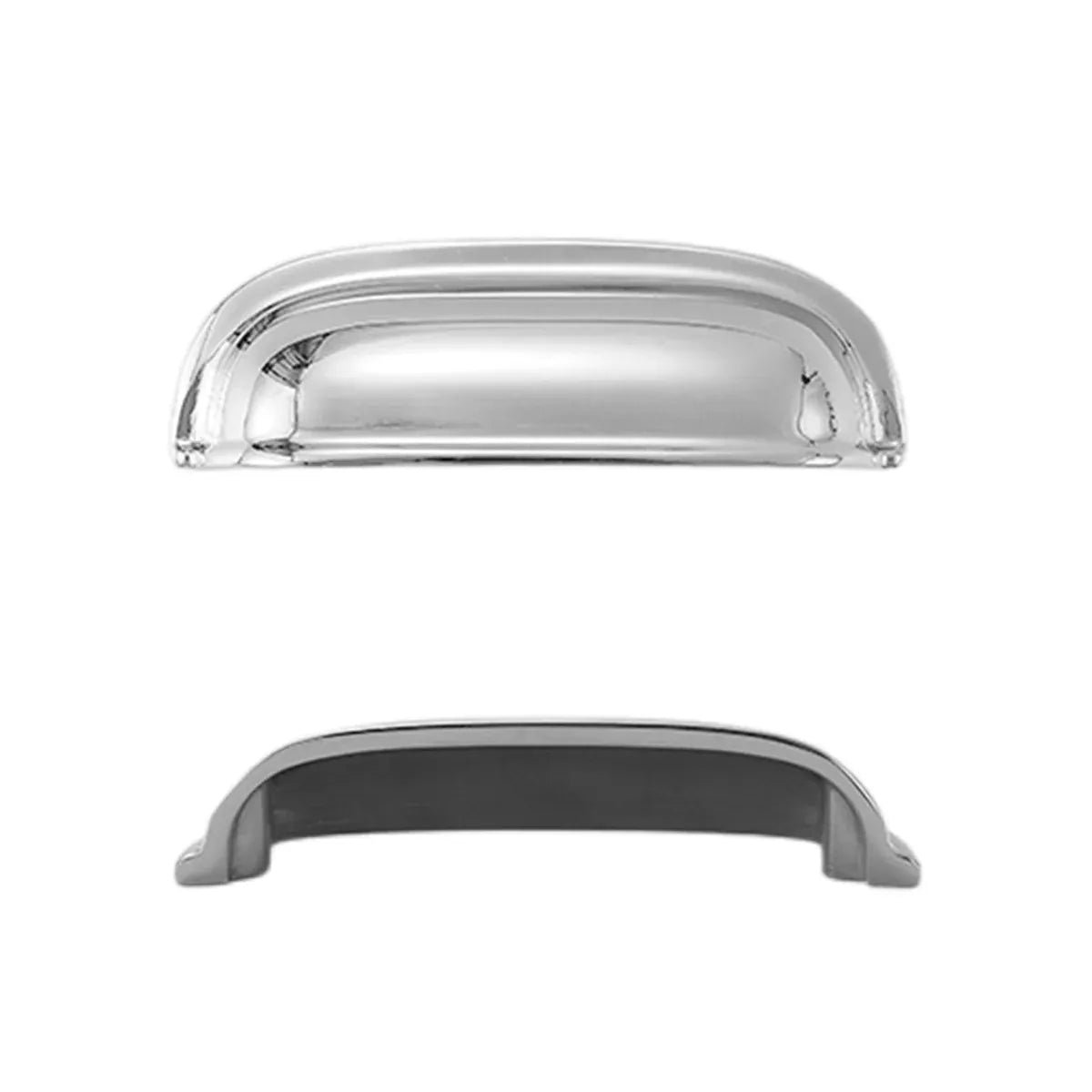 Vintage Cup Drawer Pull – Silver, 76 mm Fixing Centres — product image 14 of 15