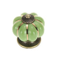 Vintage Pumpkin Ceramic Cabinet & Drawer Knob – Green — product image 1 of 13
