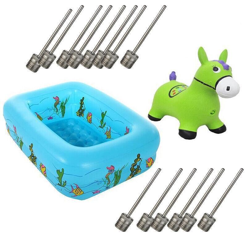Stainless Steel Ball Pump Needle Inflator Pin for Football Basketball Volleyball - 10PCS