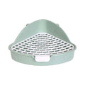 Small Animal Rabbit Toilet & Litter Tray - Green
