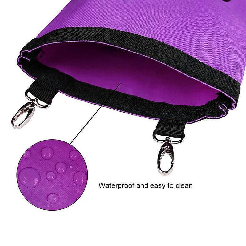 Hanging Hay Feeder Bag for Rabbits & Guinea Pigs - Purple