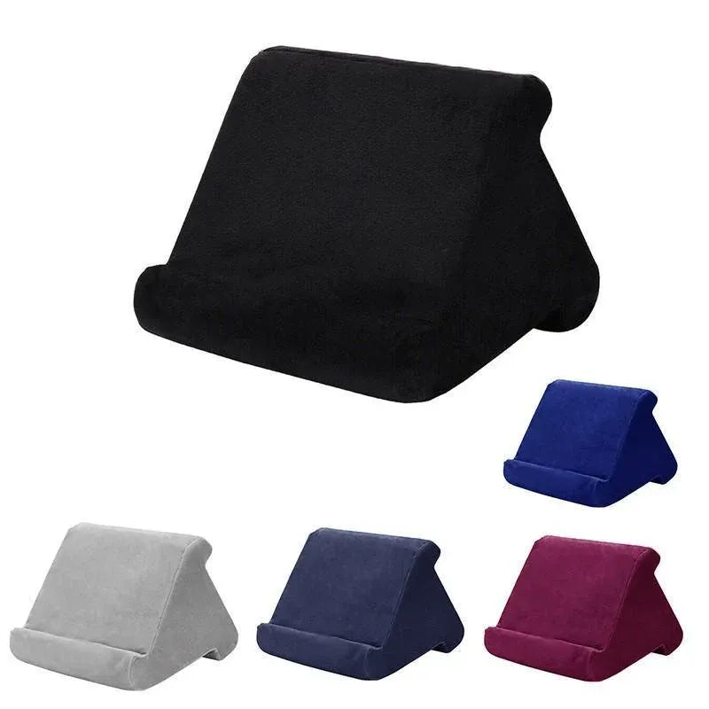 Tablet Pillow Stands For iPad Book Reader Holder Rest Laps Reading Cushion - Grey