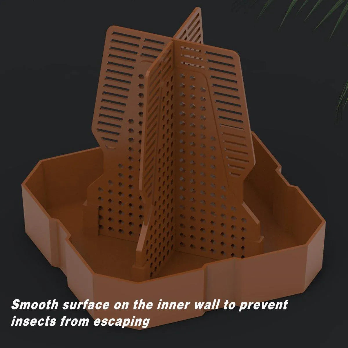 Raised ABS Reptile Live-Feed Bowl - Green, Small