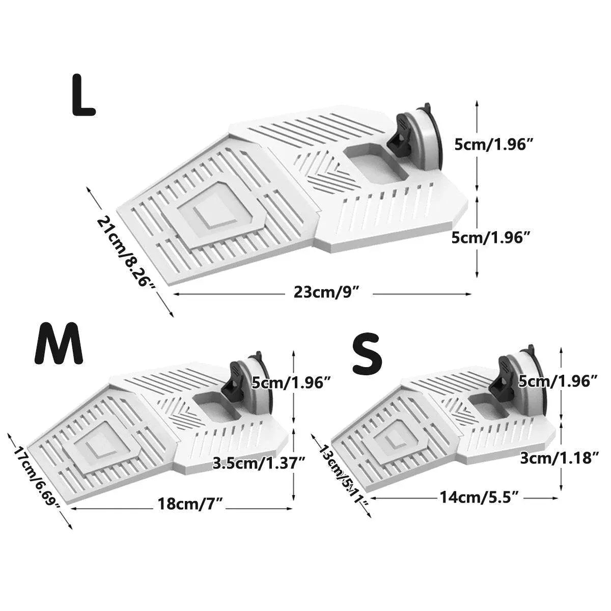 Suction Cup Turtle Basking Ramp Platform - White, Small