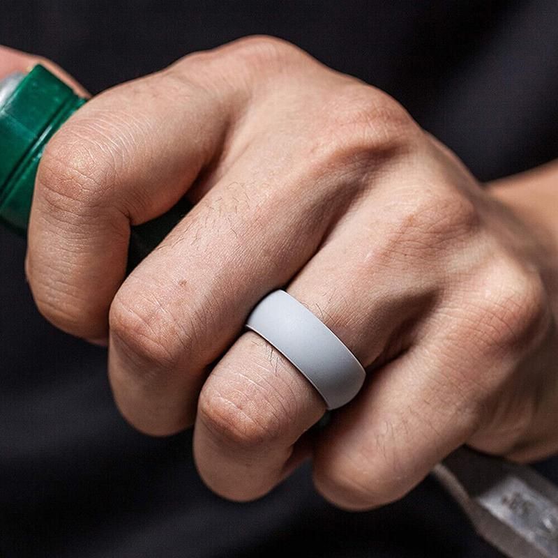 Silicone Rubber Ring Bands 3Pcs - 9