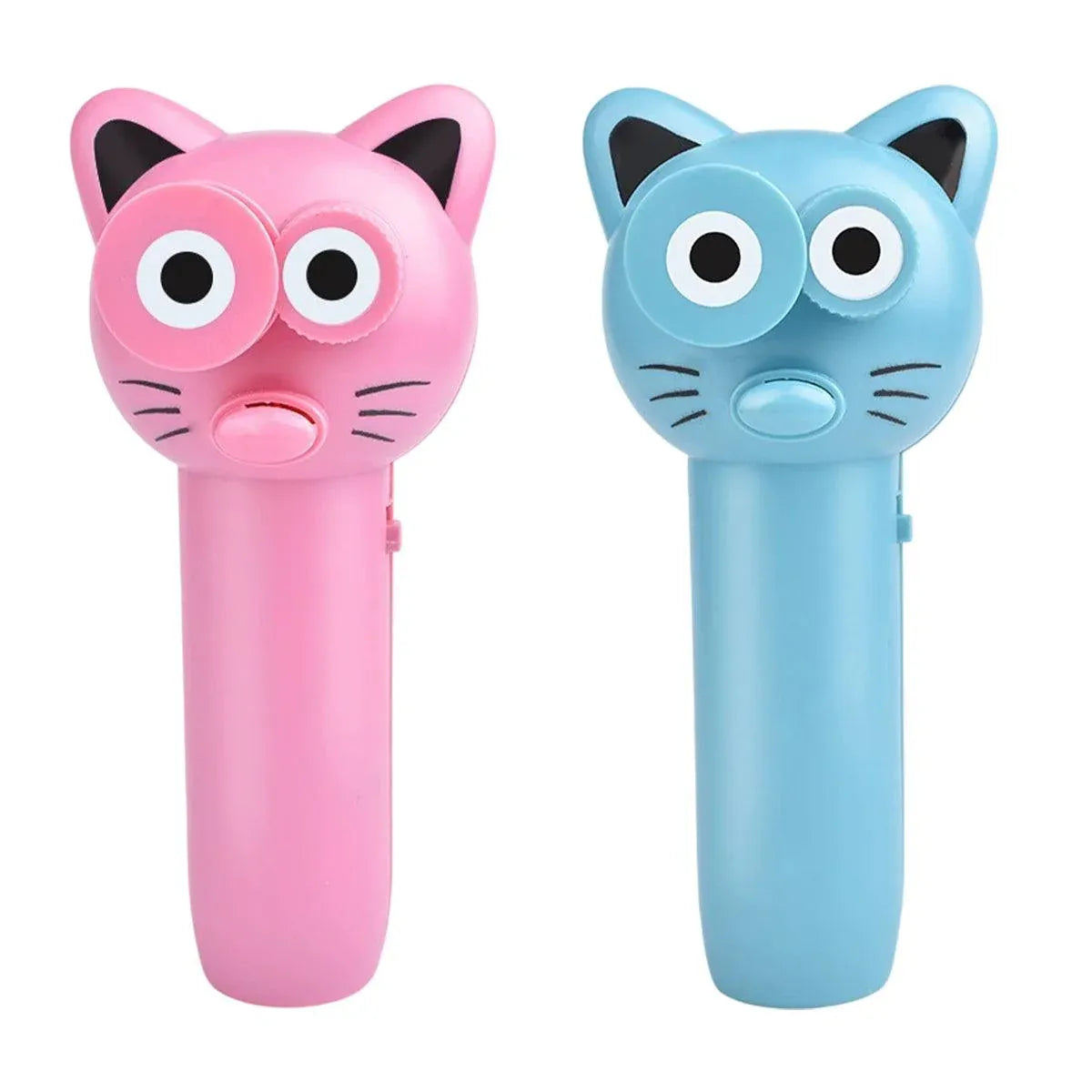 Battery-Powered Cat Rope Launcher Toy - Pink