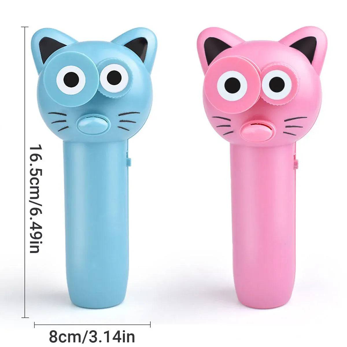 Battery-Powered Cat Rope Launcher Toy - Pink