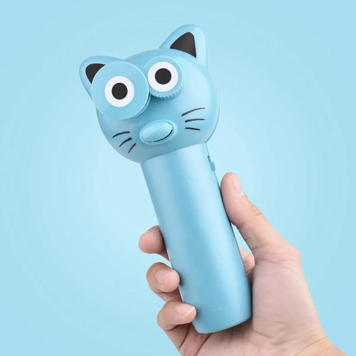 Battery-Powered Cat Rope Launcher Toy - Pink