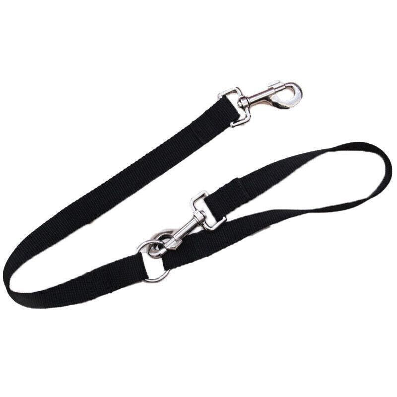 Two-Dog Nylon Leash Coupler - Red