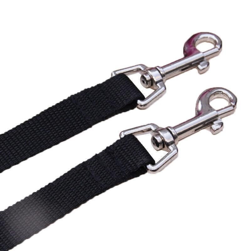 Two-Dog Nylon Leash Coupler - Red