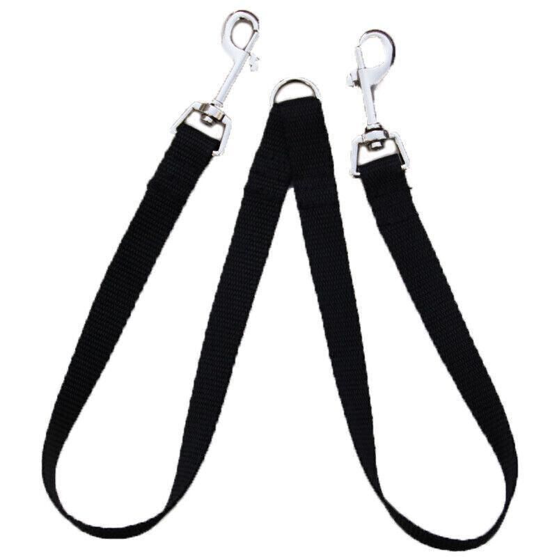 Two-Dog Nylon Leash Coupler - Red