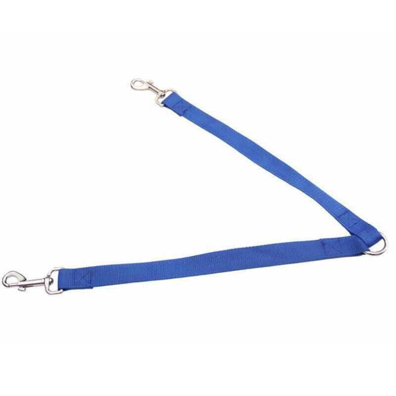 Two-Dog Nylon Leash Coupler - Red